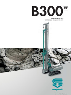 Casagrande B300 XP Specifications