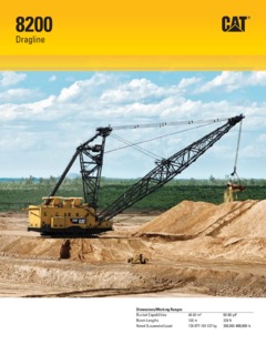 Caterpillar (CAT) 8200 Specifications