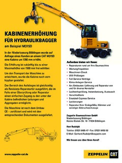 Caterpillar (CAT) M315D Specifications