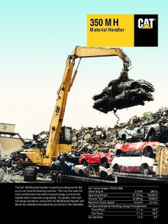 Caterpillar (CAT) 350 MH Specifications