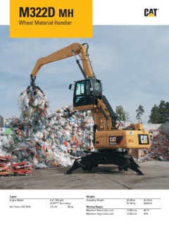 Caterpillar (CAT) M322D MH Specifications