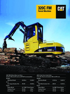 Caterpillar (CAT) 320C FM Specifications
