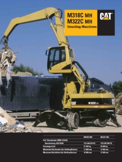 Caterpillar (CAT) M318C MH Specifications
