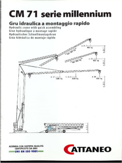 Cattaneo CM 71 Specifications