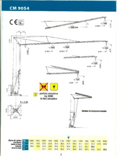 Cattaneo CM 90S4 Specifications