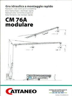 Cattaneo CM 76A Specifications CraneMarket