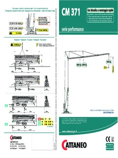 Cattaneo CM 371 Specifications