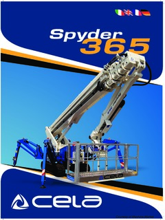 Cela SPYDER 365 Specifications