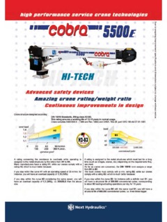 Cobra 5500E Specifications