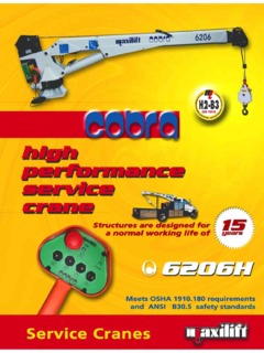 Cobra 6206H Specifications