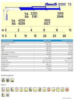 Cormach 12000 T3 Specifications