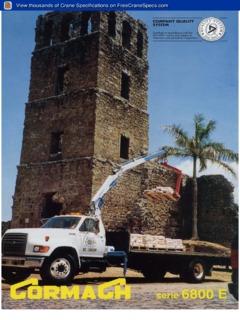 Cormach 6800 E3 Specifications