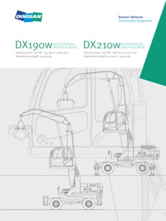 Doosan DX210W MH Specifications