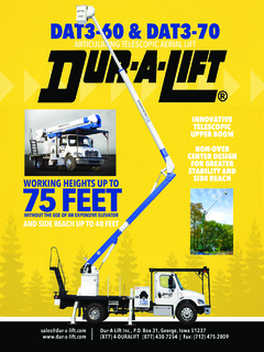 Dur-A-Lift DAT3-70 Specifications
