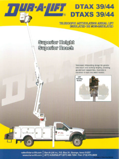 Dur-A-Lift DTAX-39 Specifications