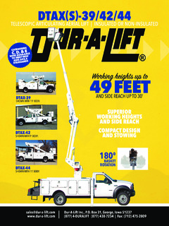 Dur-A-Lift DTAXS-44 Specifications