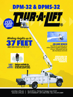 Dur-A-Lift DPMS-32 Specifications