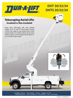 Dur-A-Lift DHT-34 Specifications