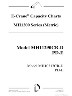 E-Crane MH11290 CR-D Specifications