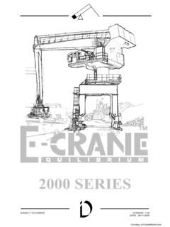 E-Crane 16290 Specifications