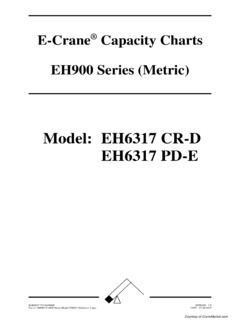 E-Crane EH6317 PD-E Specifications