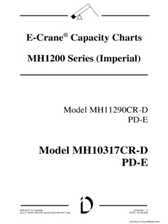 E-Crane MH10317 PD-E Specifications