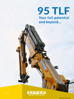 Effer 95 TLF Specifications
