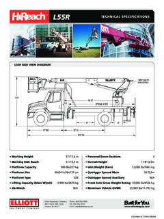 Elliott L55R Specifications