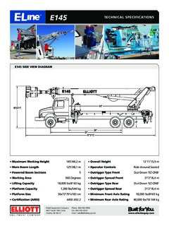Elliott E145 Specifications