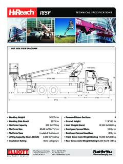 Elliott I85F Specifications