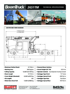 Elliott 2651TM Specifications