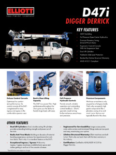 Elliott D100i Specifications