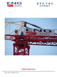 ENG Cranes ETT 145 Specifications