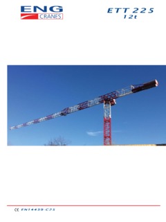 ENG Cranes ETT 225 Specifications