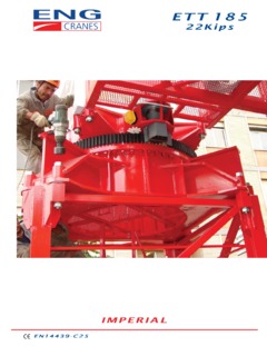 ENG Cranes ETT 185 Specifications