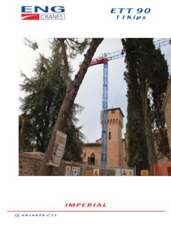 ENG Cranes ETT 90 Specifications