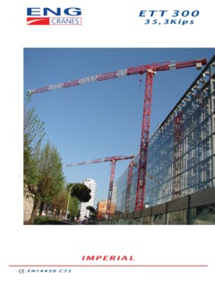ENG Cranes ETT 300 Specifications