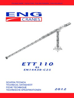 ENG Cranes ETT 110-6 Specifications