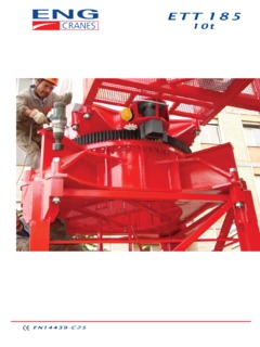 ENG Cranes ETT 185 Specifications