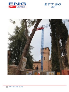 ENG Cranes ETT 90 Specifications