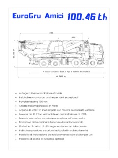 EuroGru Amici 100.46 th Specifications