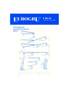 EUROGRU E 30.10 Specifications