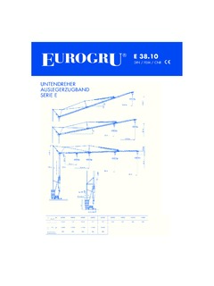 EUROGRU E 38.10 Specifications
