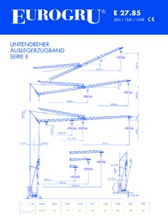 EUROGRU E 27.85 Specifications