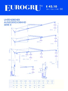 EUROGRU E 42.10 Specifications