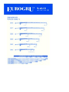 EUROGRU TL 62.12 Specifications