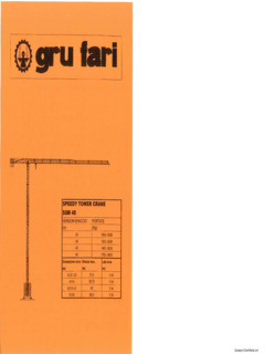 Fari SSM 48 Specifications