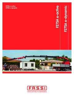 Fassi F275A.0.22 Specifications