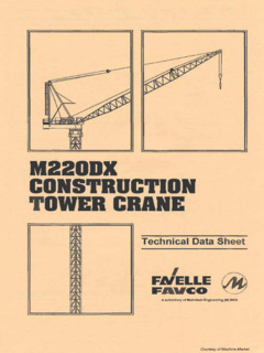 Favelle Favco M220DX Specifications