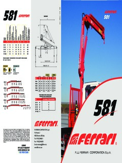 Ferrari 581 A1 Specifications